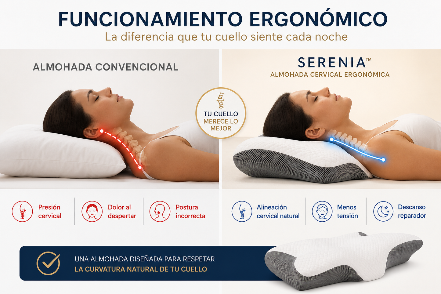 Almohada Cervical Serenia™